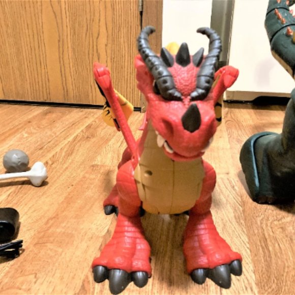 Remote Controlled Imaginext Spike The Ultra Dinosaur Dino PLUS Fisher-Price Imag - Picture 4 of 7